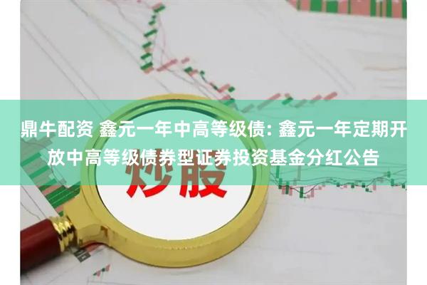 鼎牛配资 鑫元一年中高等级债: 鑫元一年定期开放中高等级债券型证券投资基金分红公告